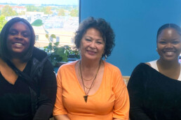 P+P's FAIR Banking Team: Cieritta Natee, Lenore Curry, and Karrionna Drain